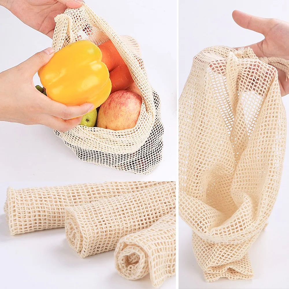 Atlas Reusable Cotton Produce Bags (5-Pack)