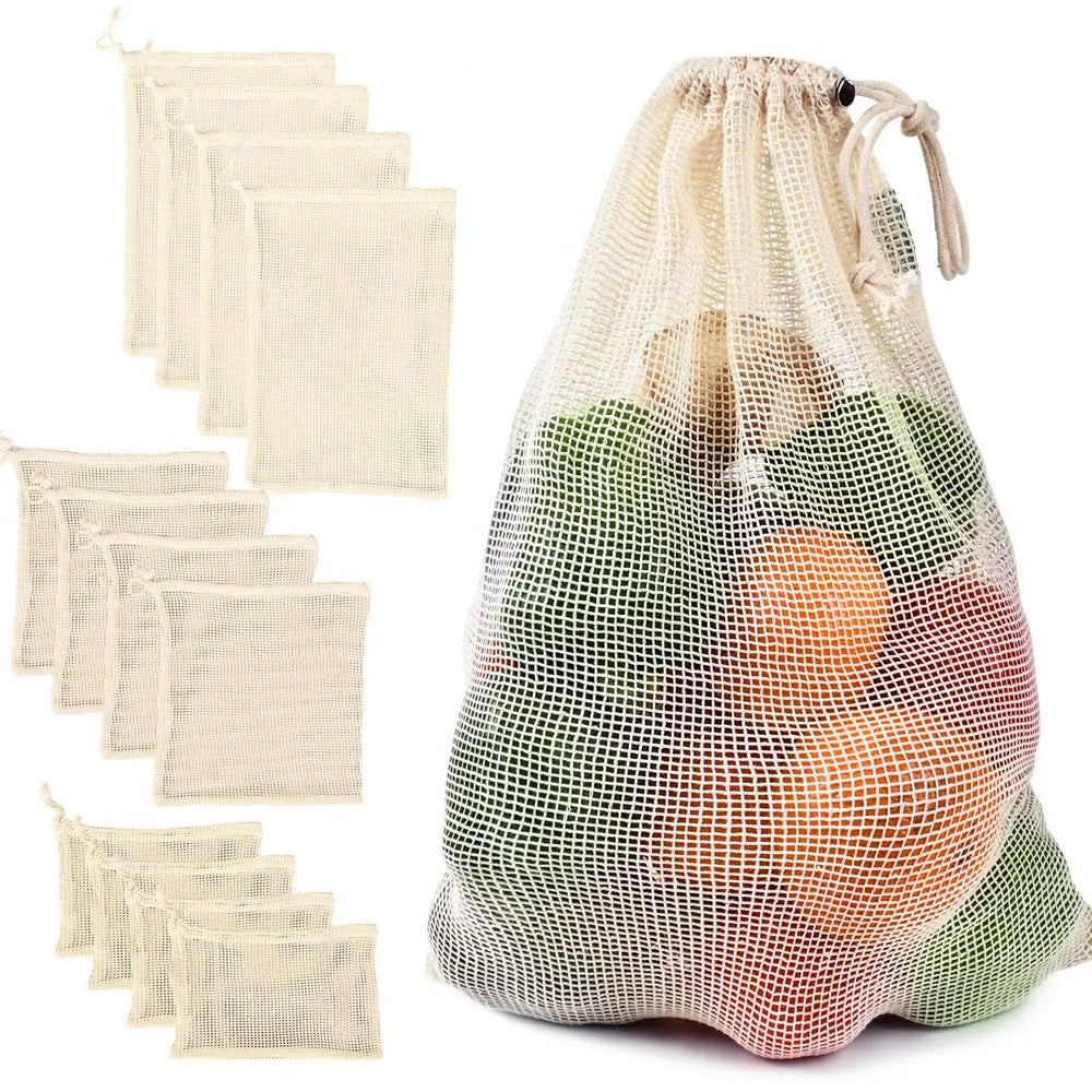 Atlas Reusable Cotton Produce Bags (5-Pack)