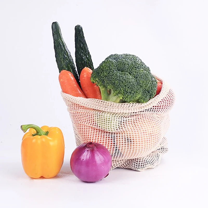 Atlas Reusable Cotton Produce Bags (5-Pack)